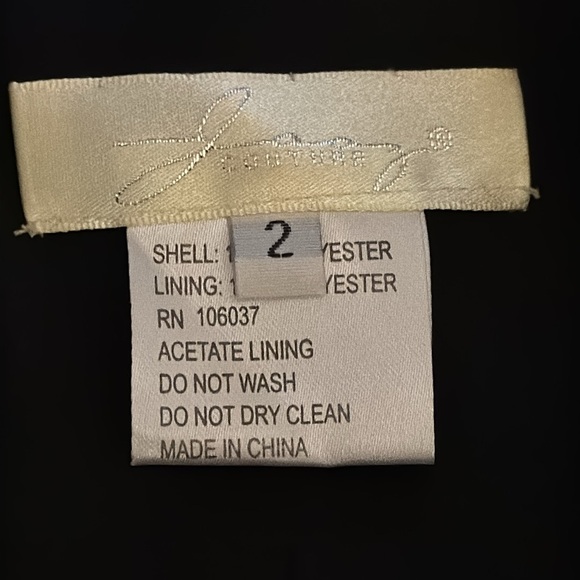 JASZ COUTURE Black Mini Dress One Shoulder Bodycon Size 2‎ XS Prom Dance Party - Picture 9 of 10